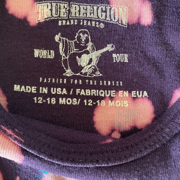True religion girls onesie. Tie dye. Super cute! - Picture 2 of 2